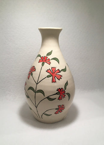 bilgin buberoglu ~ Vase with Carnations (sold)