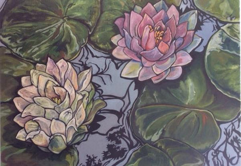 elisabeth arbuckle ~ Water Lilies (sold)