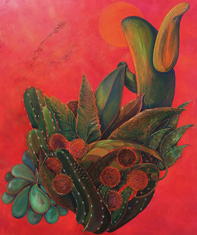 elisabeth arbuckle ~ Cacti (sold)