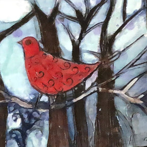 zeynep ergincan ~ Red Bird (sold)