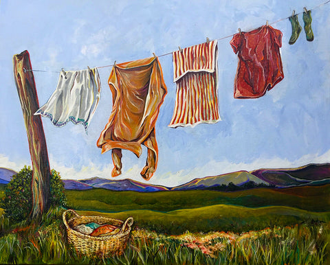 elisabeth arbuckle ~ Hanging Out The Wash
