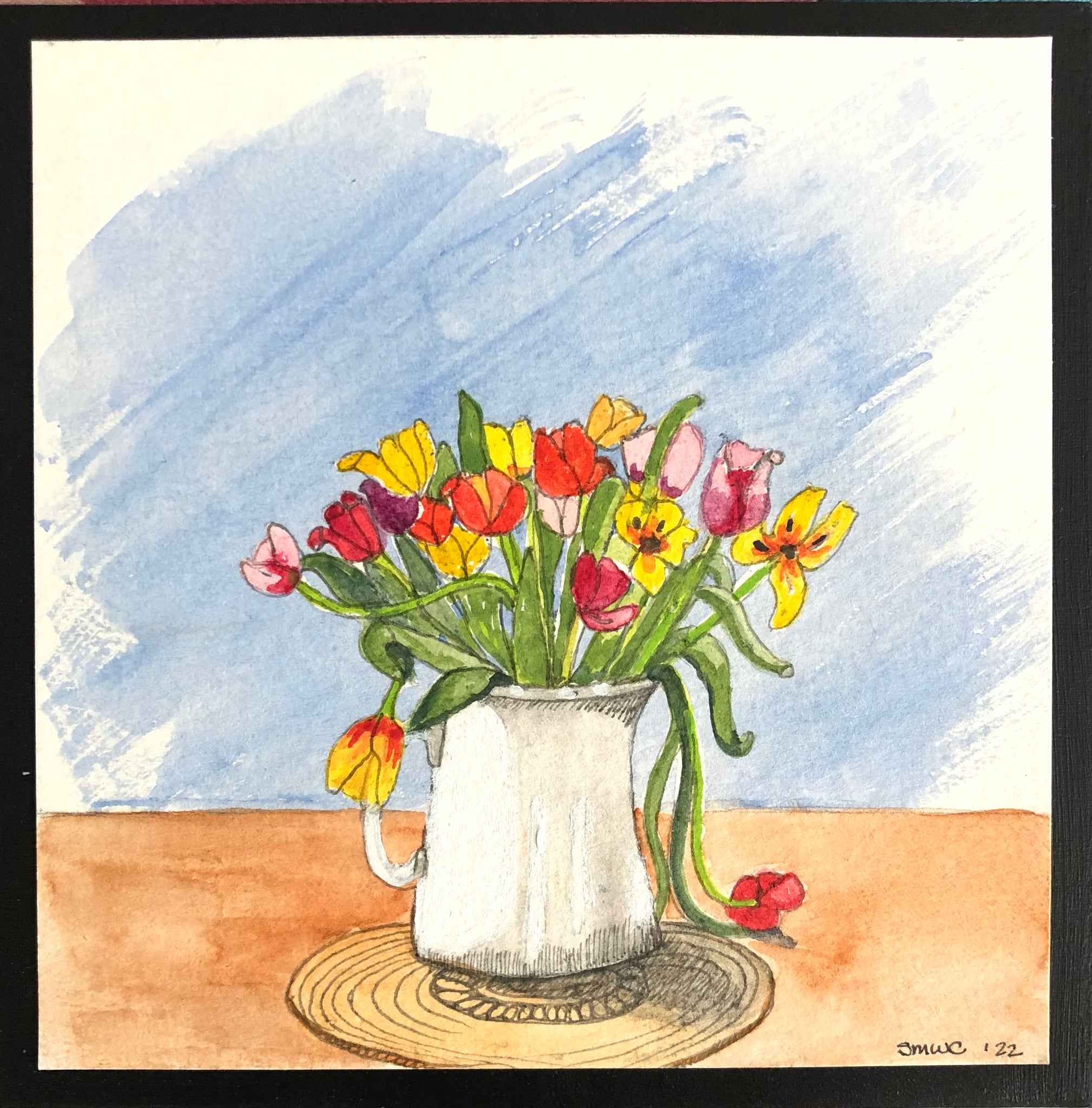susan mw cartwright ~ Tulips On the Table